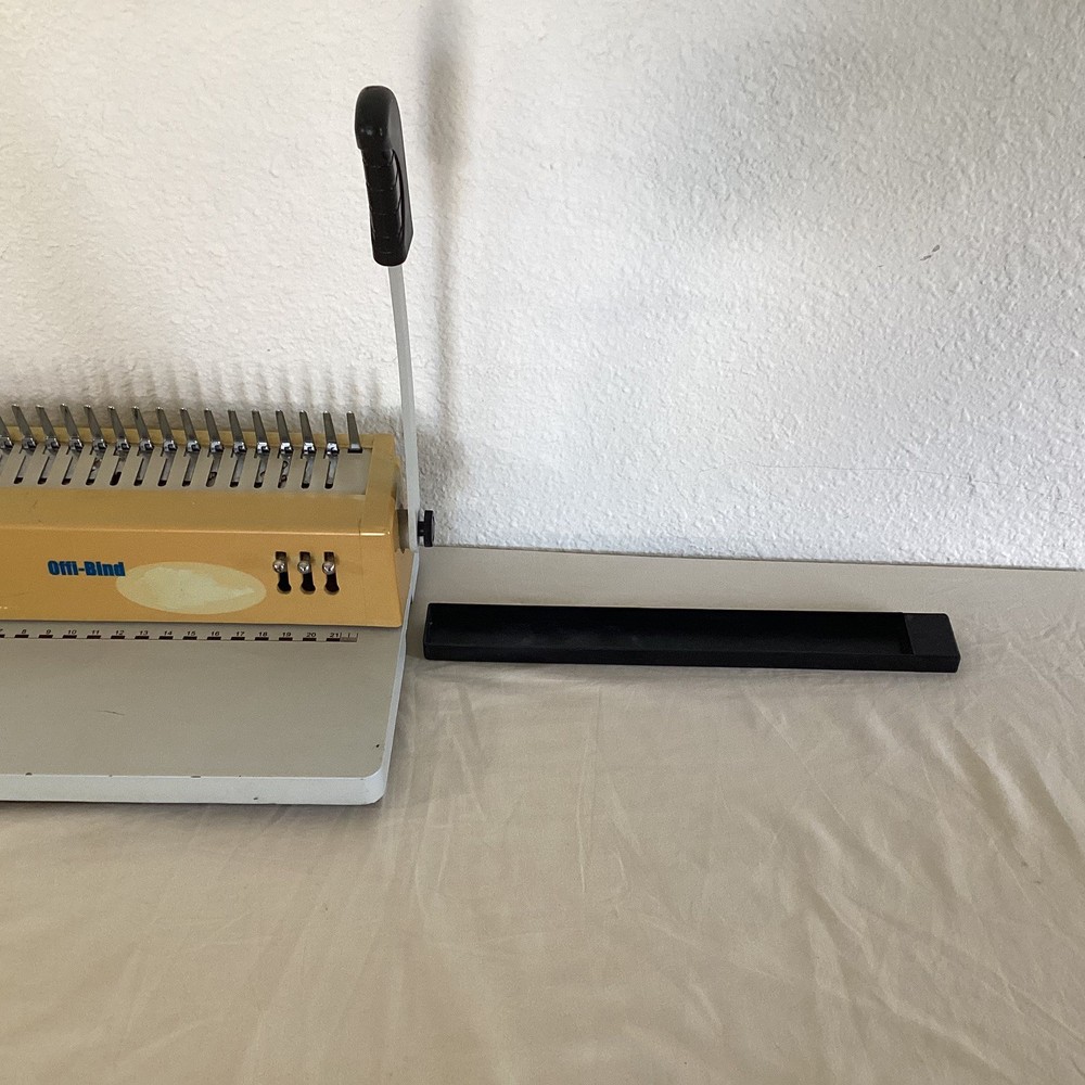 Offi-Bind Comb Punch and Binder Used Working
