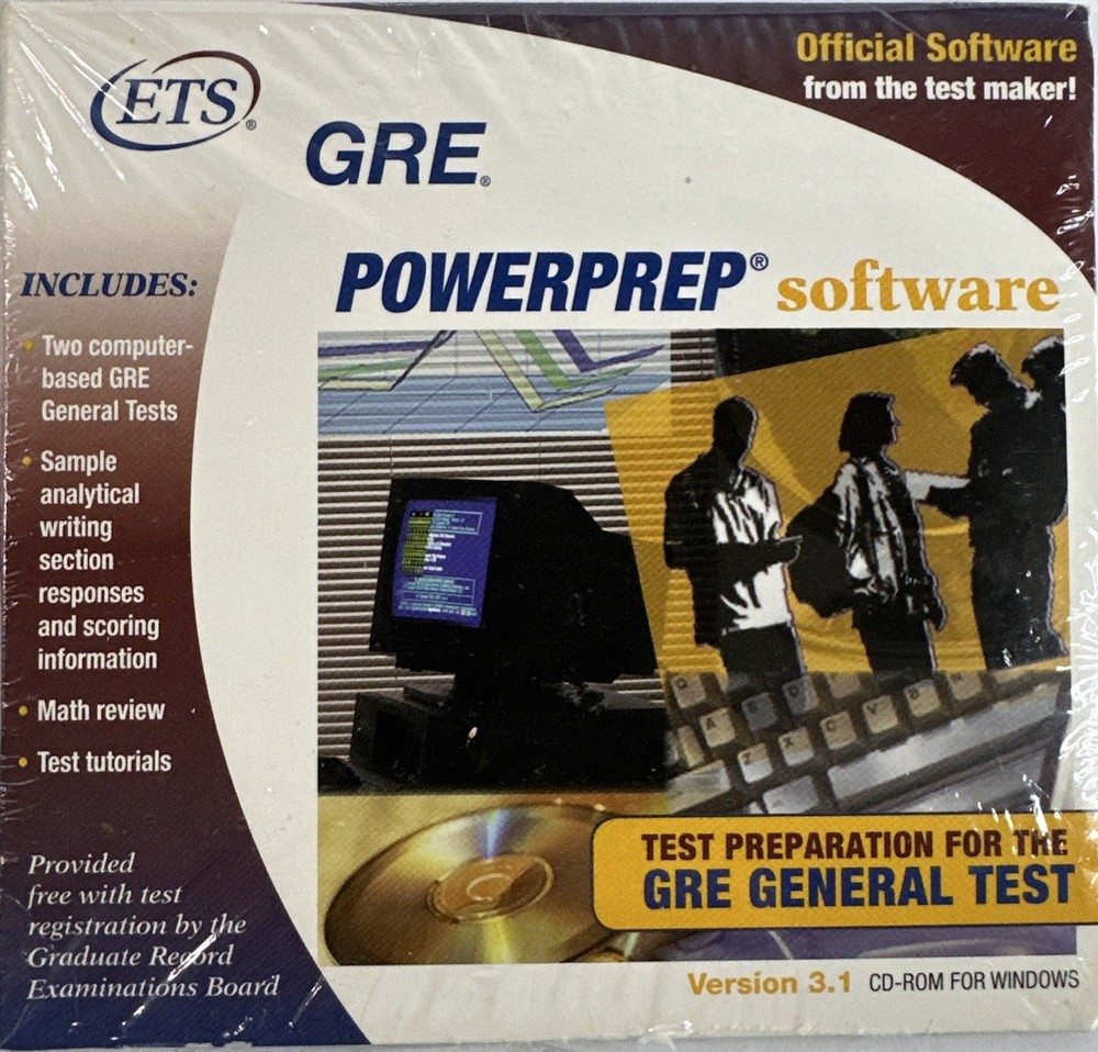 ETS GRE POWERPREP Software Test Preparation For The GRE General Test Version 3.1