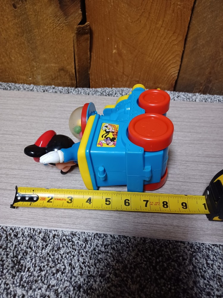 Vintage Mickey Mouse Popping Train Toy