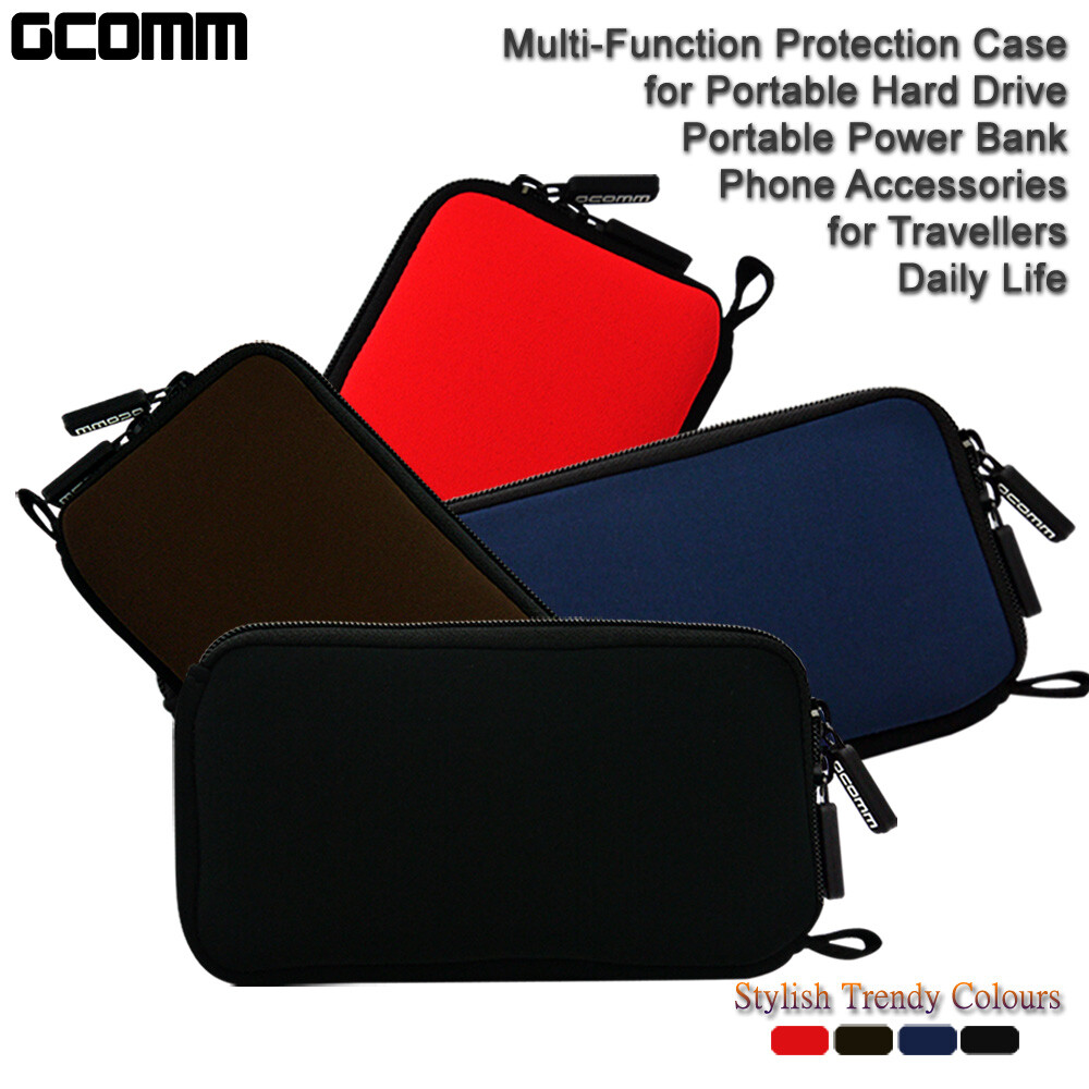 GCOMM Multi-Function Extra Thick Soft Light Carrying Case for Ext Hard Drive)
