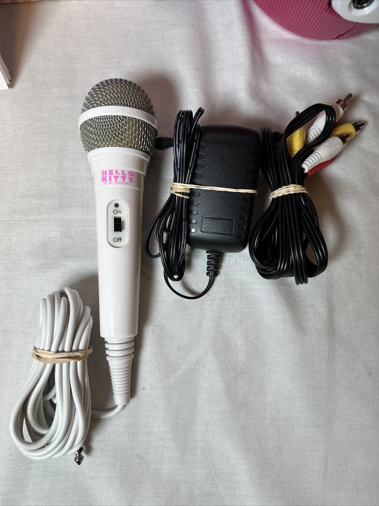 Hello Kitty 68109 CD Karaoke System with 5 Inch Screen Tested Working Complete