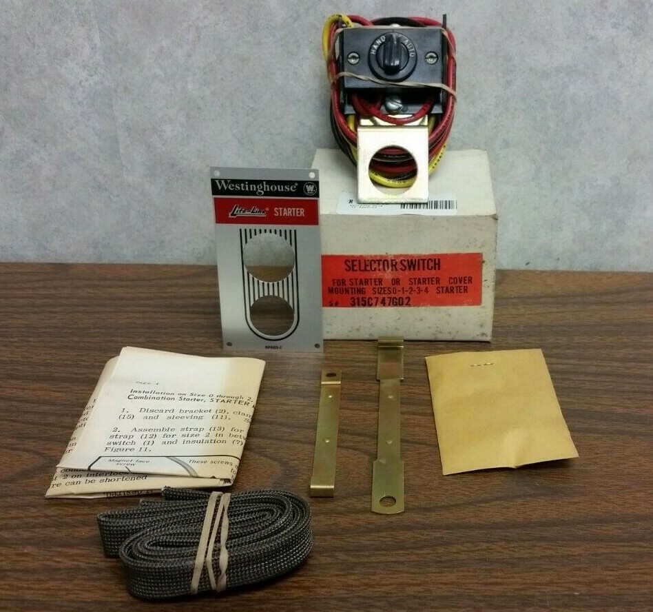 Westinghouse 315C747G02 Selector Switch