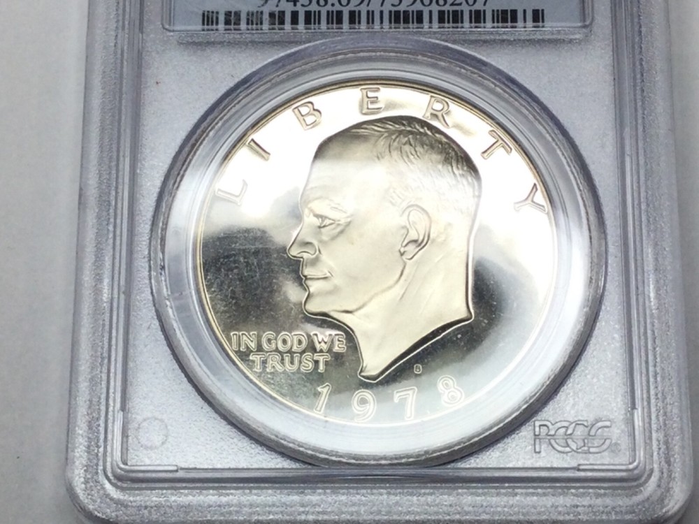 1978-S clad proof Ike Dollar PCGS PR69DCAM