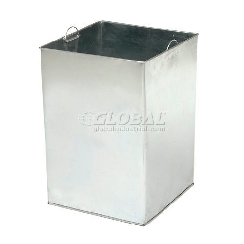 Stone Panel Trash Weather Urn Brown 13-1/2" Square X 35"H