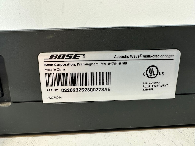 Bose Accustic Wave Multi-Disc Changer Parts Only