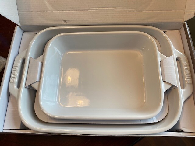 Staub Ceramics 2pc Rectangular Baking Dish Set