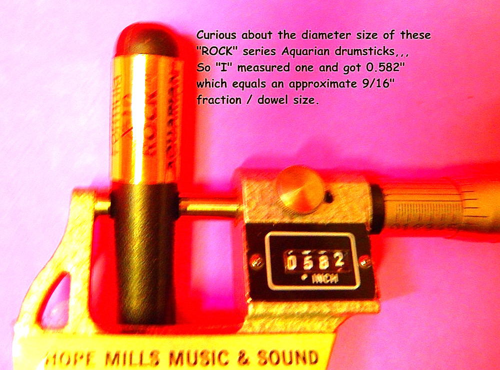 Aquarian Drumsticks, ROCK drumsticks