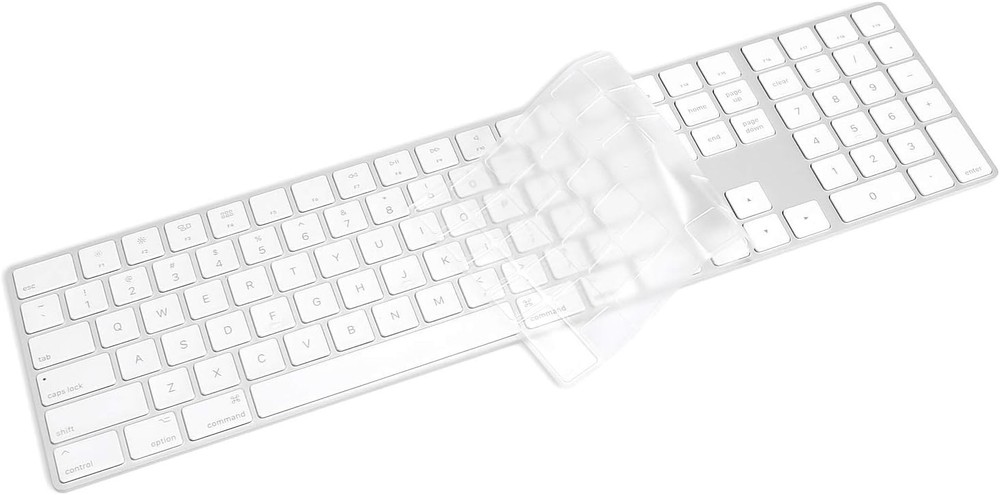 Keyboard Cover Skin for 2018-2017 Apple Magic Keyboard with Numeric Clear