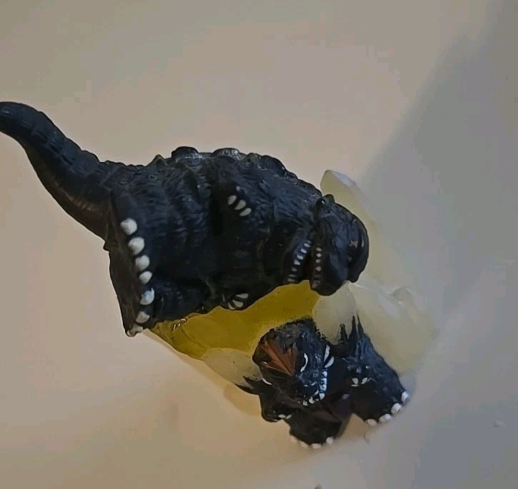 SD GODZILLA VS. SpaceGodzilla MINI FIGURE FINGER PUPPET