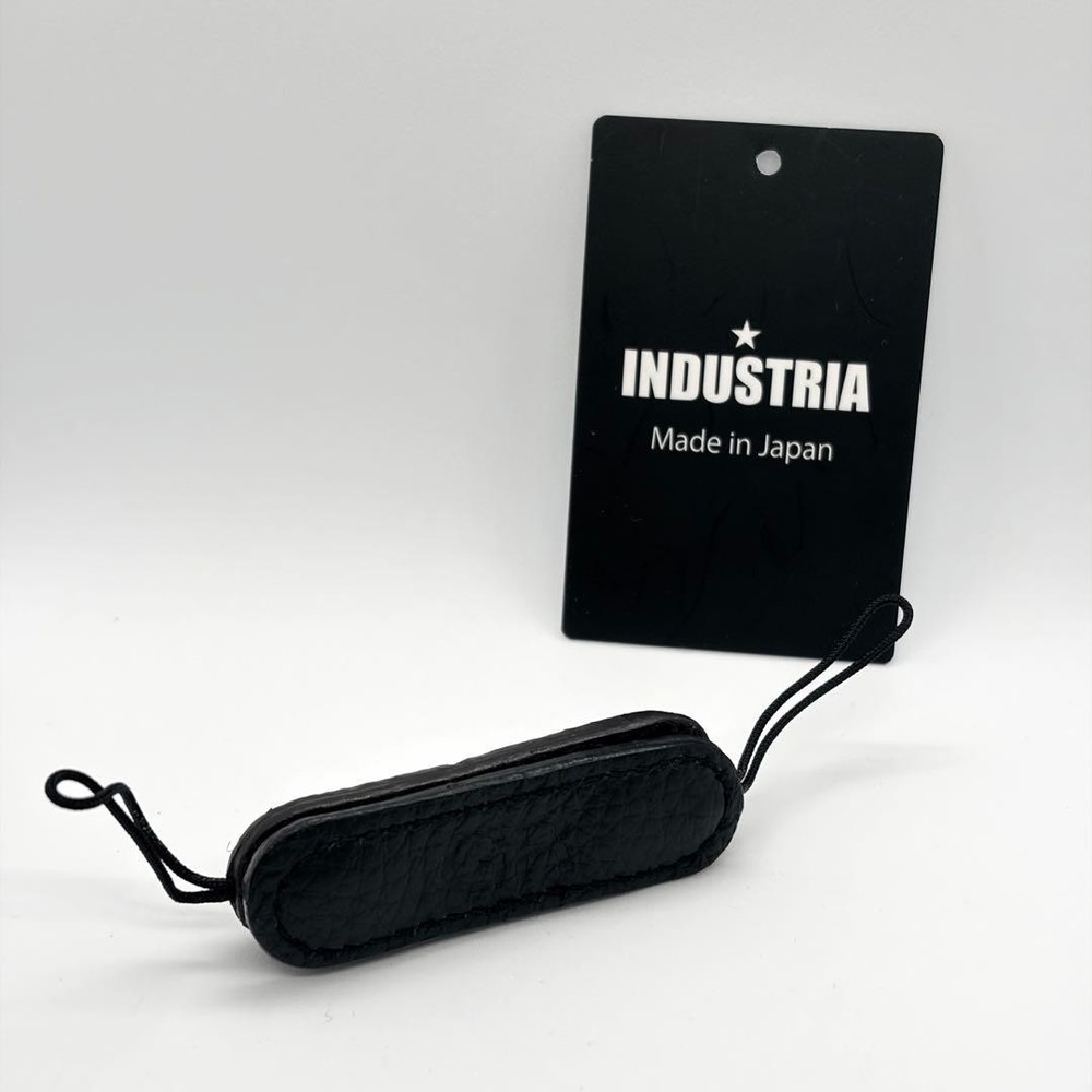 Industria GR Finger Strap Black Leather Camera Accessory Used