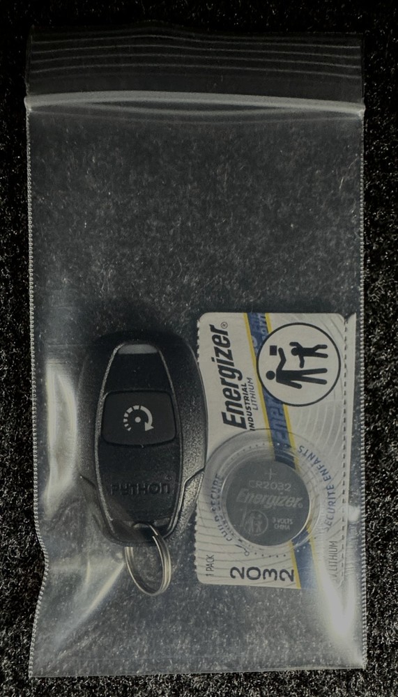 Python 7111P Remote Control fresh battery in remote with extra battery included