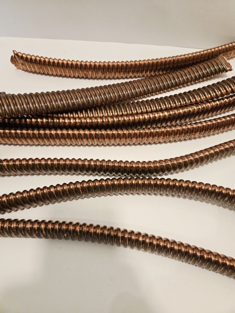 3 pounds Scrap Copper Corrugated PIpe