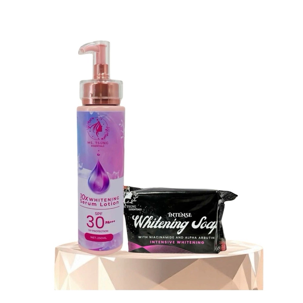 Ms. Tsung Essentials Serum Lotion & Whitening Soap - BUNDLE