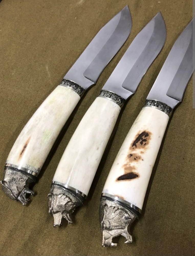 189.Red Deer Horn Blanks For Knife HANDLE (NATURAL).