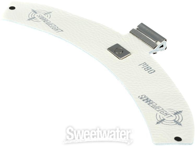 Snareweight M80 Leather Tone Control Dampener - White