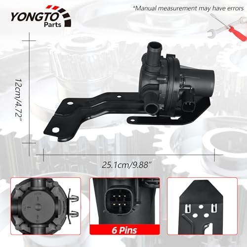 52014892AC 3-Way Coolant Heater Control Valve w/Bracket Compatible with Dodge