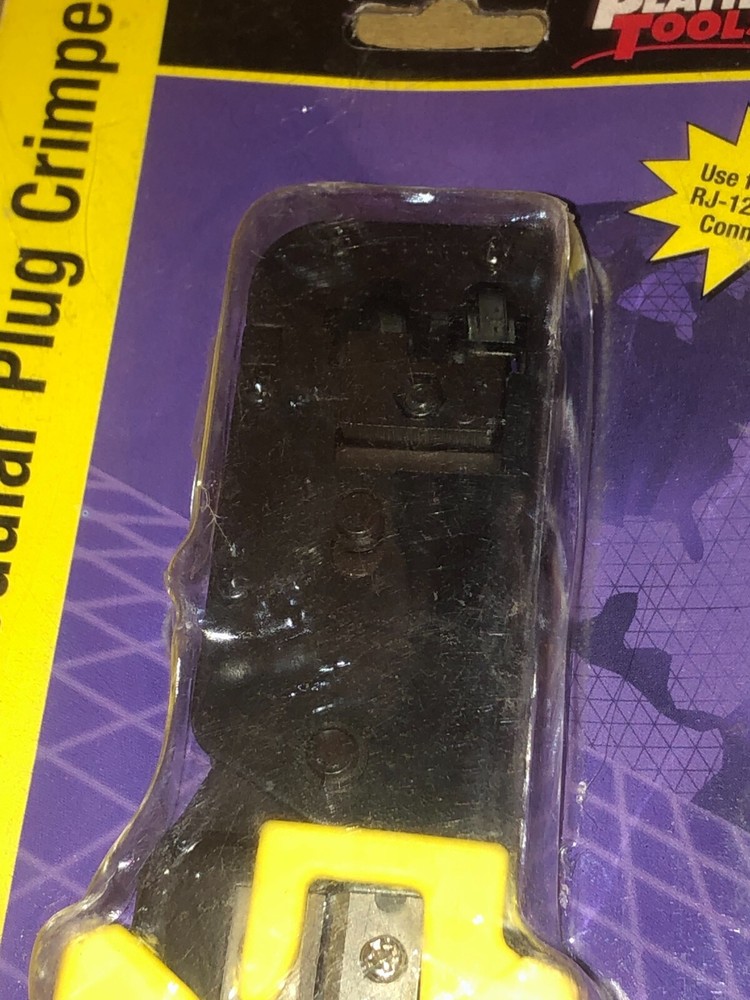 NEW PLATINUM TOOLS UNIVERSAL MODULAR PLUG CRIMPER #12504