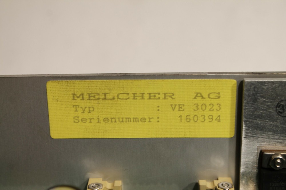 Rieter VE3023 Melcher Power Supply