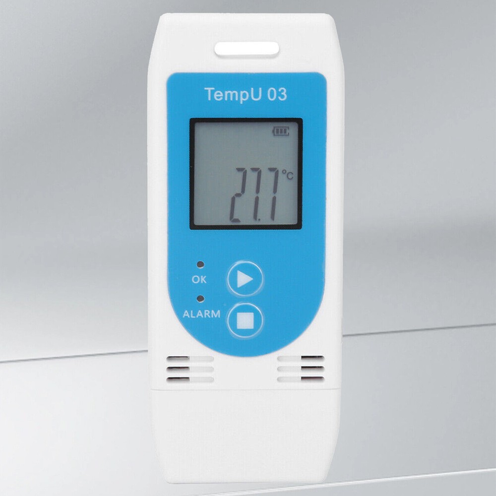 Temp Recorder PDF USB Digital LCD Temperature and Humidity Data Logger Reusable