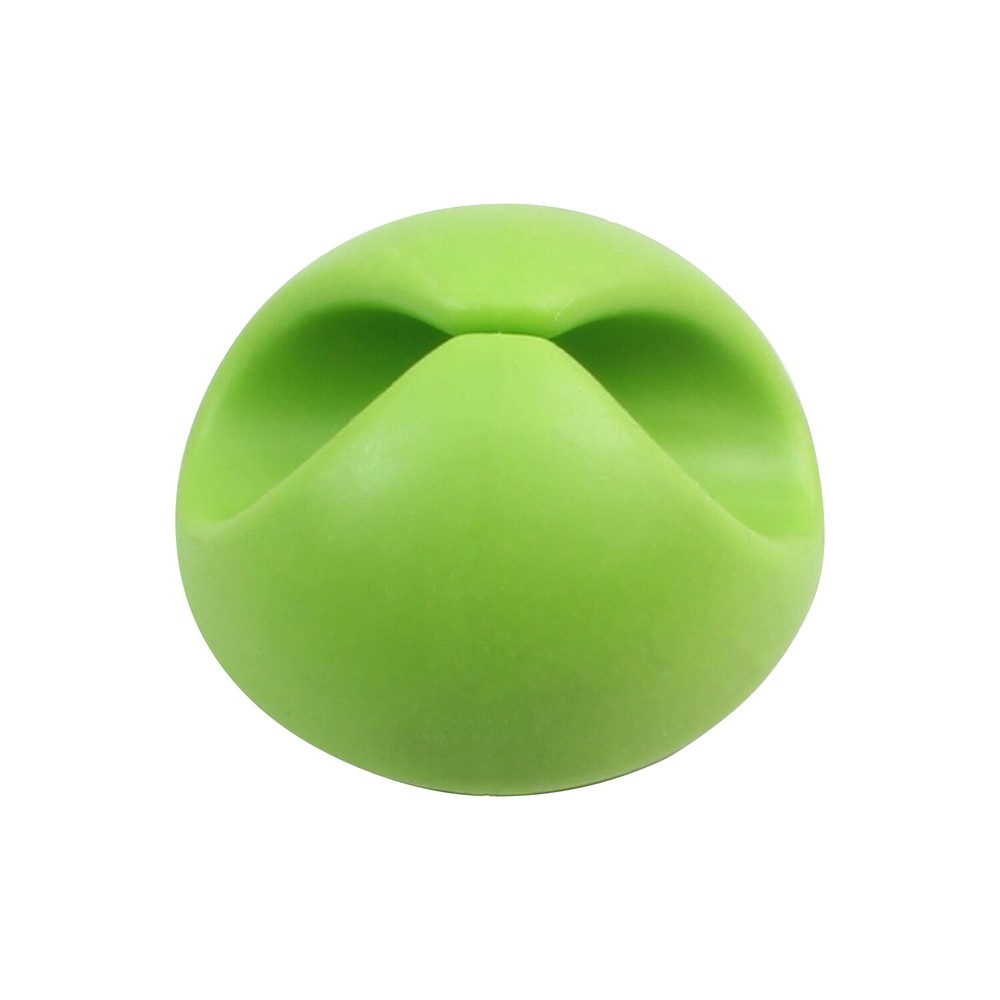 Rok Cable Organizer Cord Management System, Multipurpose Cable Clip, Green