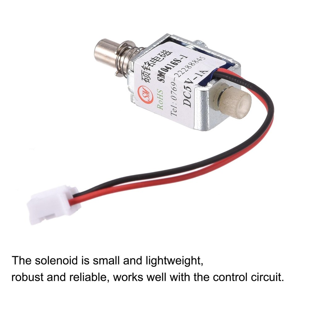 Mini Electromagnetic Solenoid Pushing Pull Type DC5V 1A,