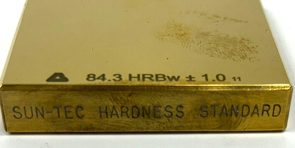 BUEHLER HARDNESS CALIBRATION TEST BLOCK 117790