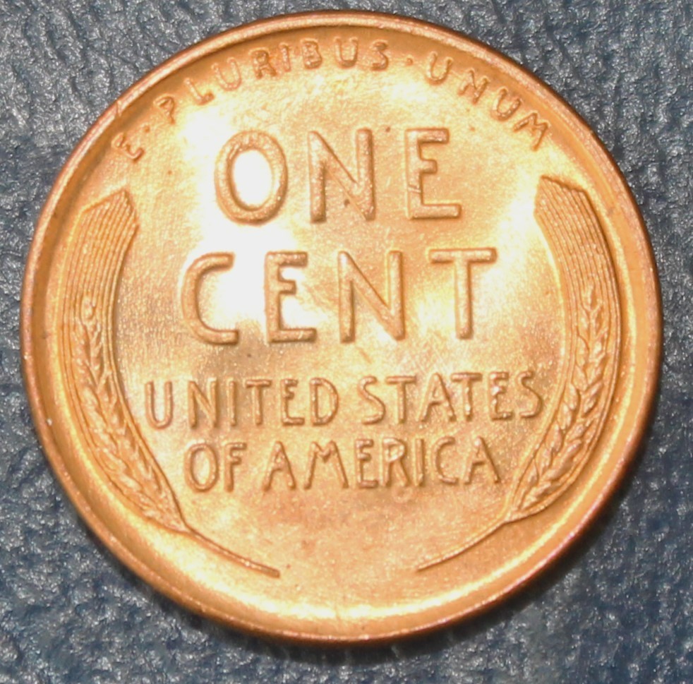 1935 1C RD Lincoln Cent UNC #9040