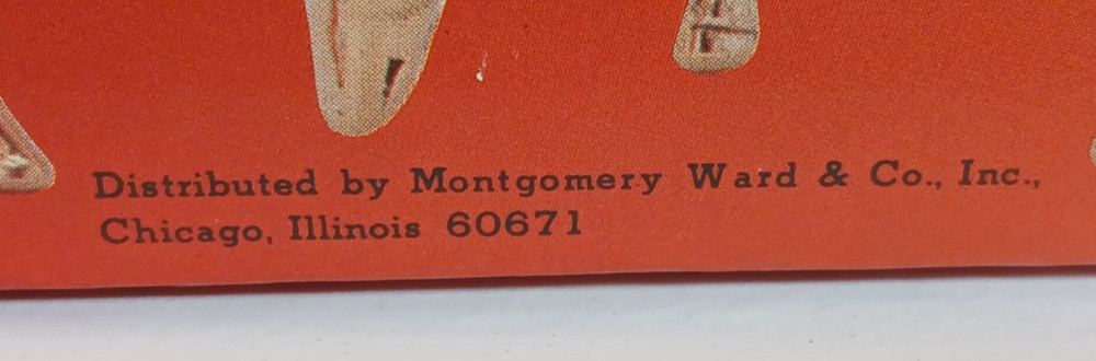 2 Solid Brass Deer. Distributed by Montgomery Ward.