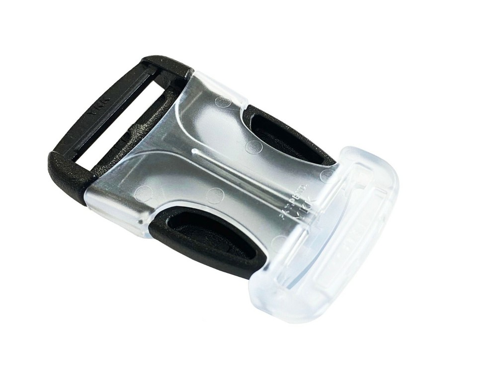 YKK Hammerloc Buckle Features a Transparent Socket Side-Release Single Adjuster