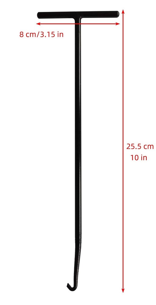 10 In/25 cm Exhaust Spring Puller Tool, Motorcycle Exhaust Spring Hook T Hand...