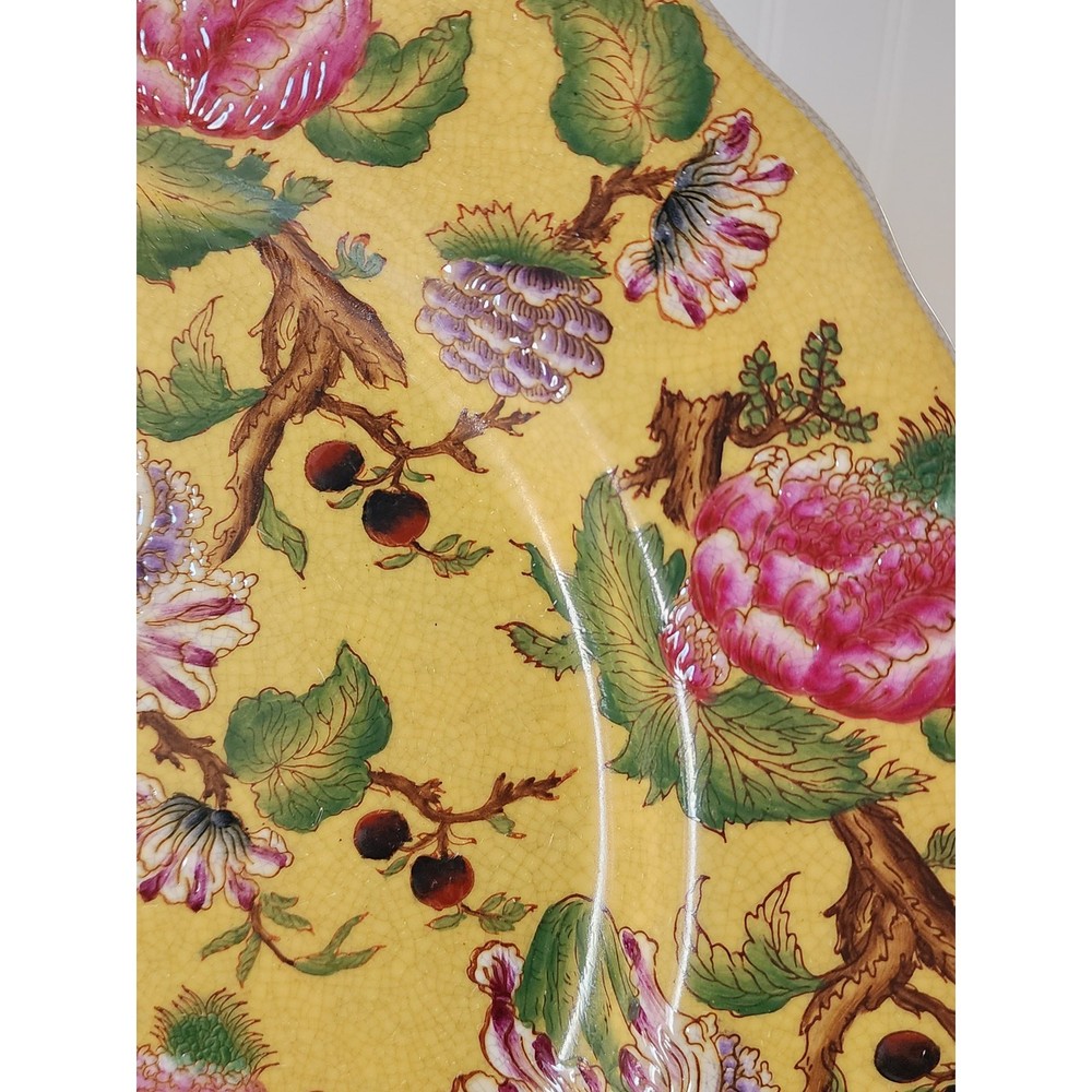 Mark Roberts Floral Chinoiserie Platter, 17"