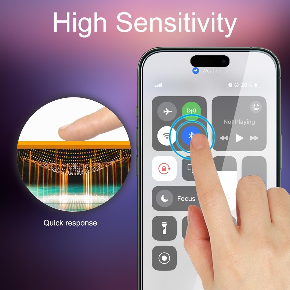 2 PACK For Apple iPhone 17E 9H Hardness Tempered Glass Screen Protector