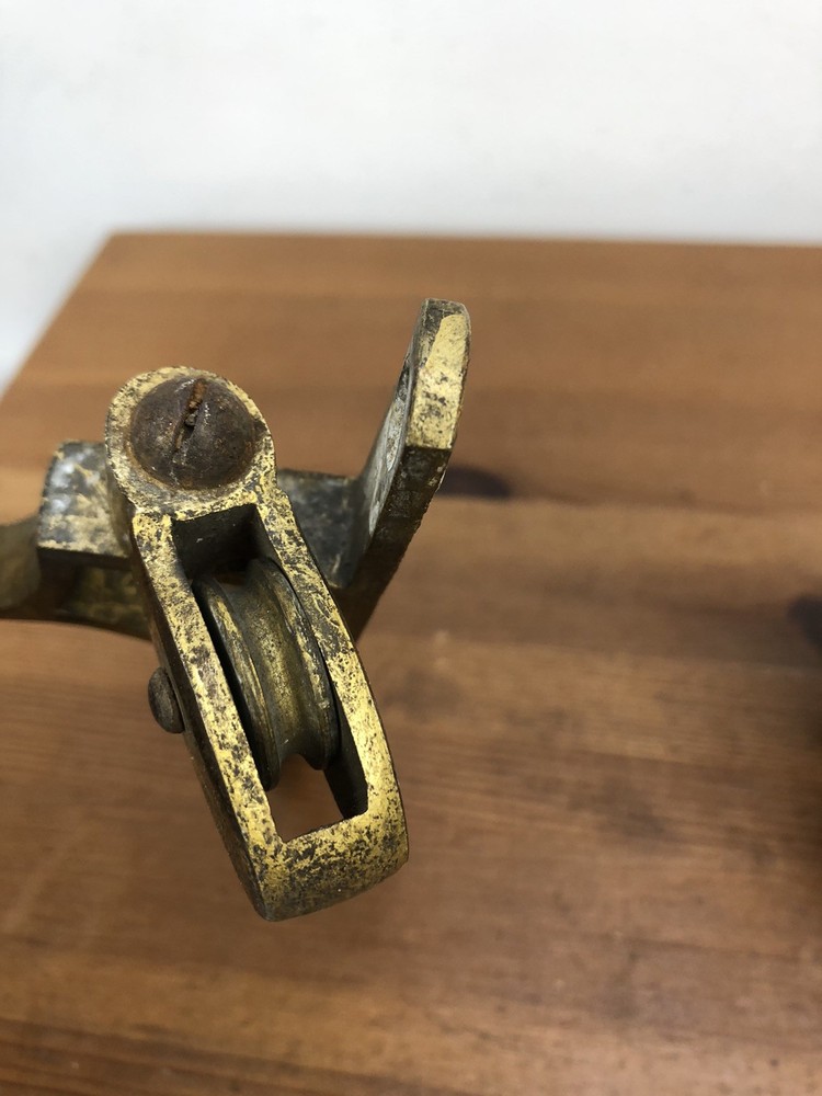 victorian brass curtain pole
