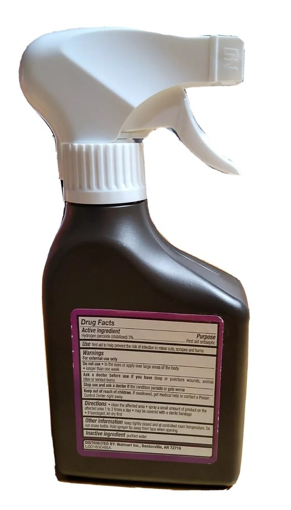 Equate 3% Hydrogen Peroxide Liquid SPRAY Antiseptic, 8 fl. oz. PACK