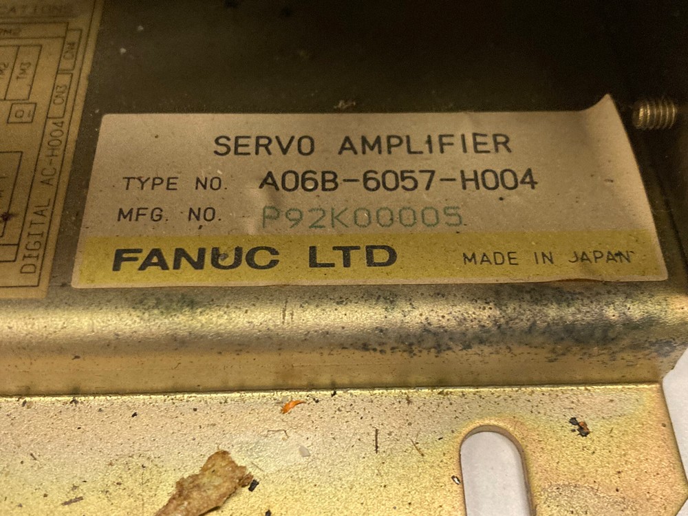 Fanuc,A06B-6057-H004,Servo Drive Unit