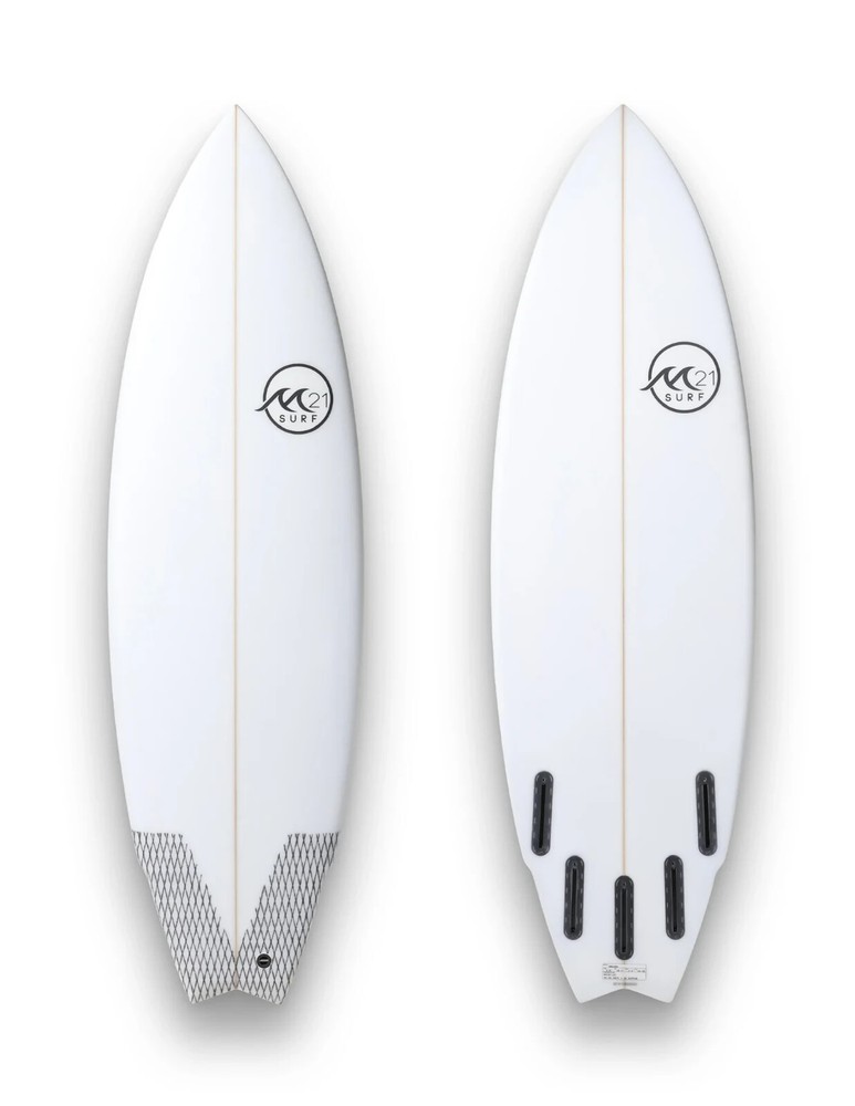 6'4" x 22" x 2.8" 41L Daily Driver Performance Shortboard Surfboard Vector Net