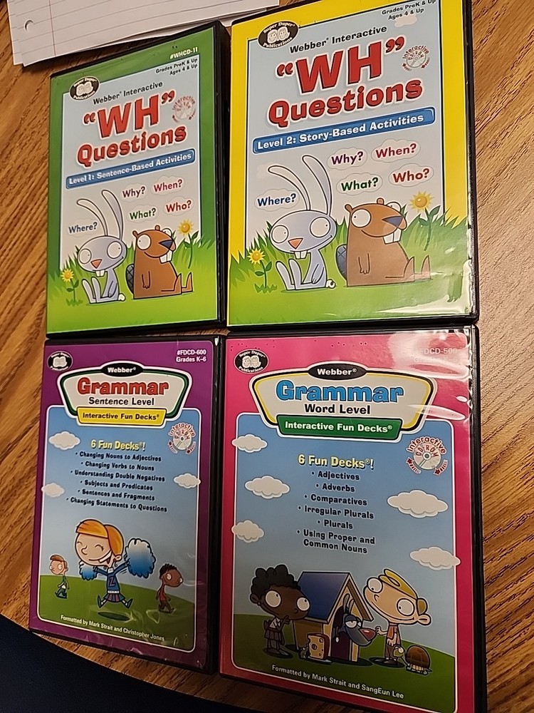 4 Super Duper - Webber  WH Questions  & GRAMMAR CD-ROM