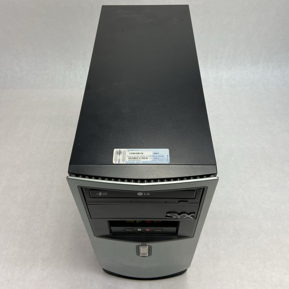 Systemax Mini Tower Micro ATX Computer Case Bare Bones No PSU