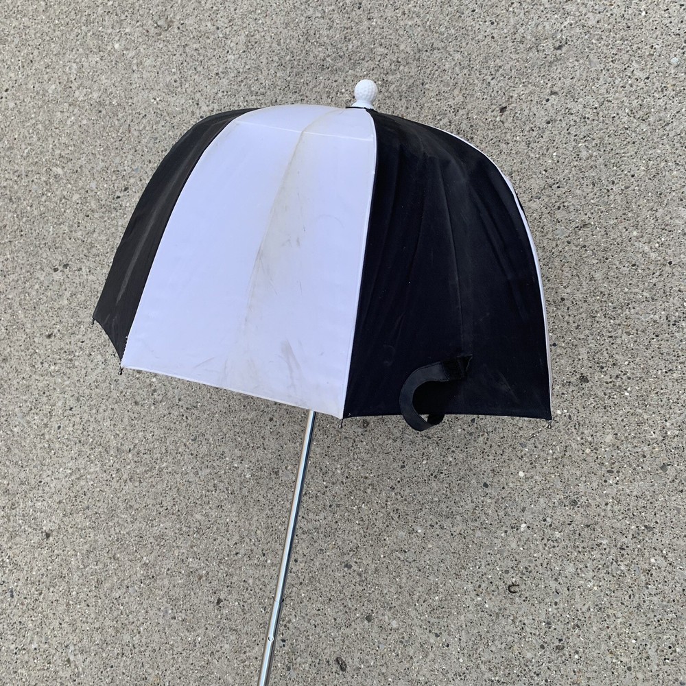 Drizzle Stick Golf Umbrella Black Quadrants Inc.