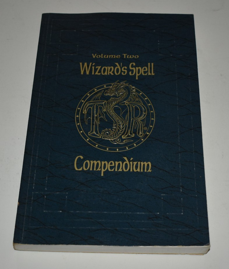 WIZARD'S SPELL COMPENDIUM VOLUME TWO 1997 Advanced Dungeons & Dragons TSR 1st