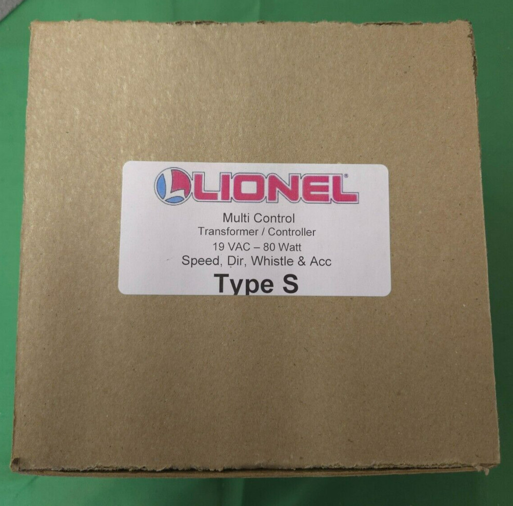 Lionel Type S Multi Control Transformer 80 watts w/ Whistle/Reverse Refurbished