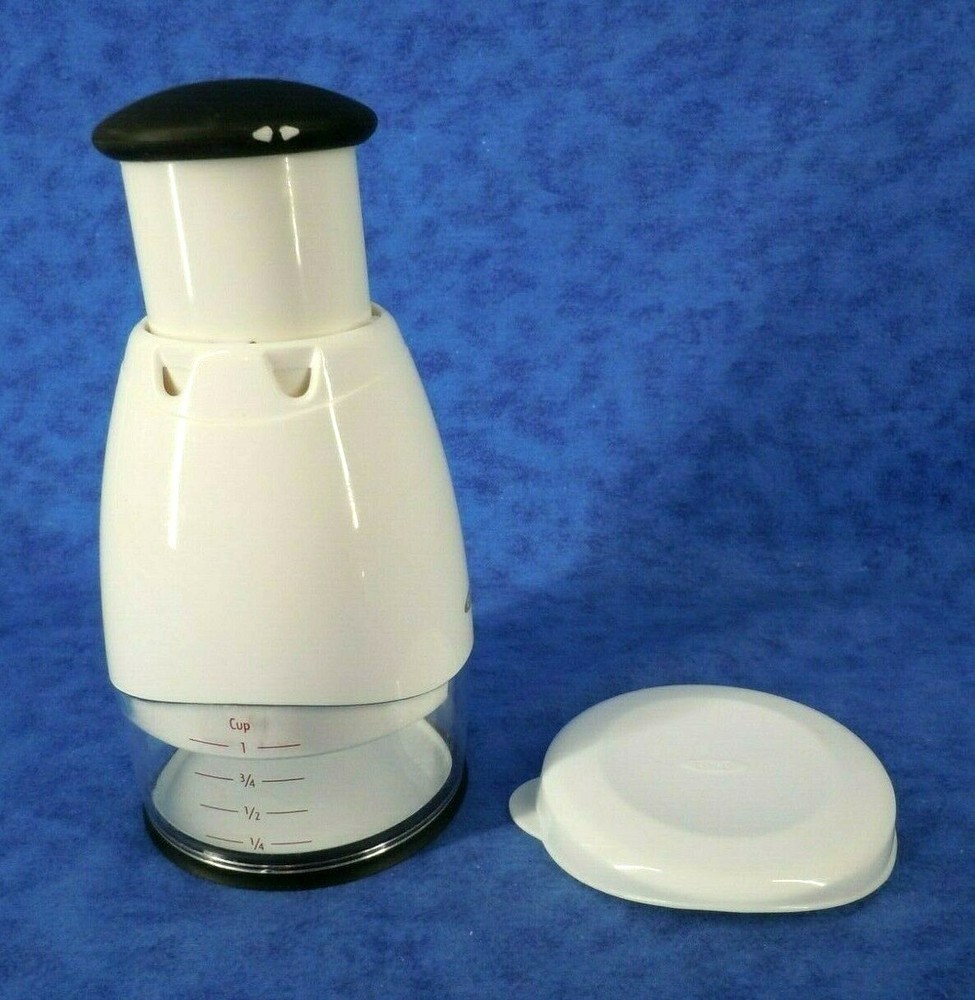 OXO Chopper Handheld Complete White Clear Black