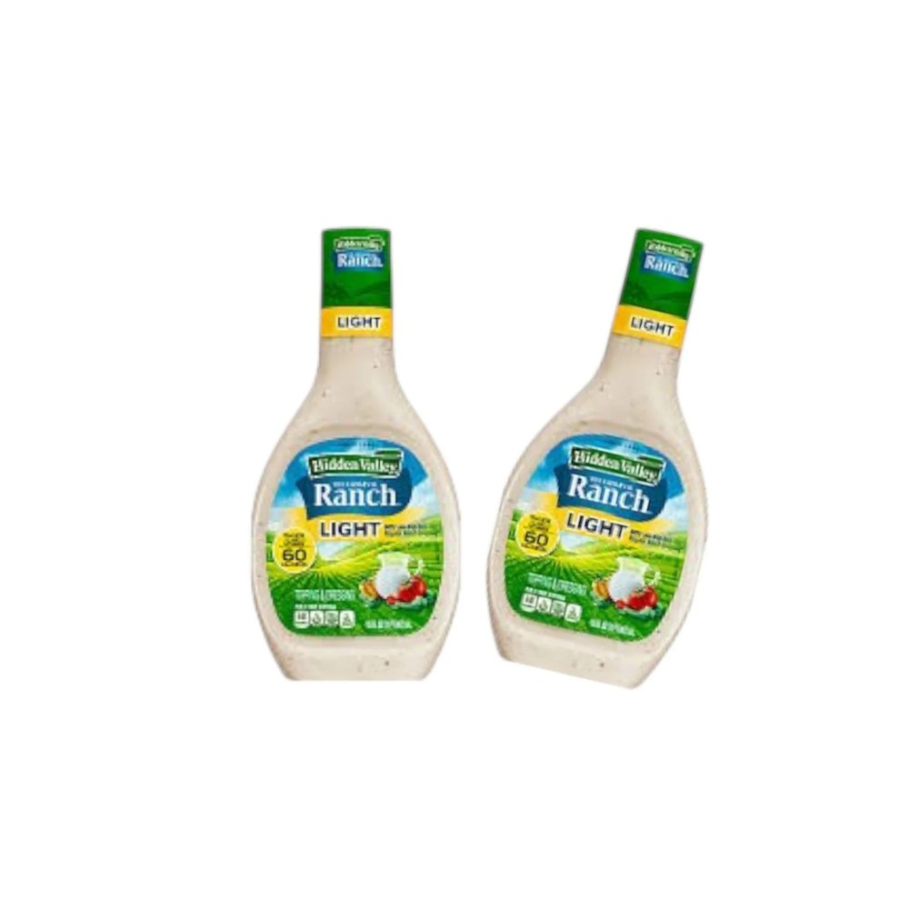 ( 2 Pack ) Hidden Valley Topping & Dressing, The Original Ranch, Light 16 Fl Oz