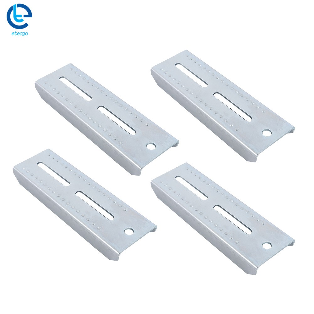 4Pack 8" Galvanized Swivel Top Bunk Bracket Kit For Boat Trailer 2x3 w/ Hardware