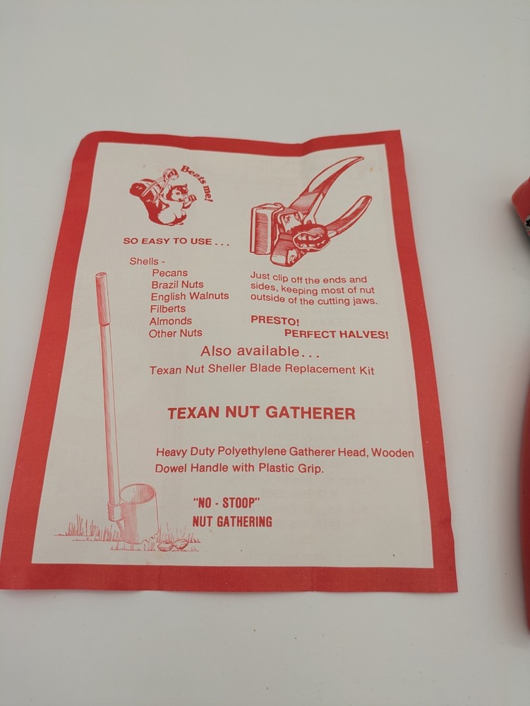 VINTAGE Texan "York" Nut Sheller with original box