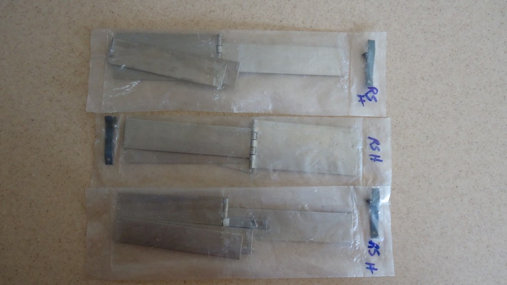 German Silver Patch Box Blanks for Muzzleloaders, Kentucky or Pennsylvania Rifle