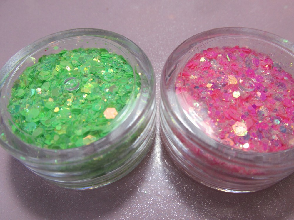Nail art glitter sequins Cupcake icing collection