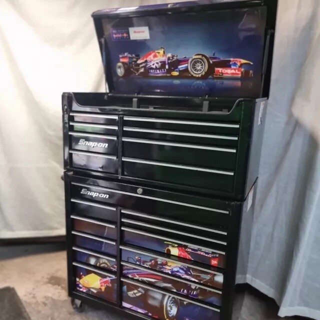 Decals Only ! Snap On Toolbox Roll Cab Chest 40" Stack Formula 1 Redbull Graphic
