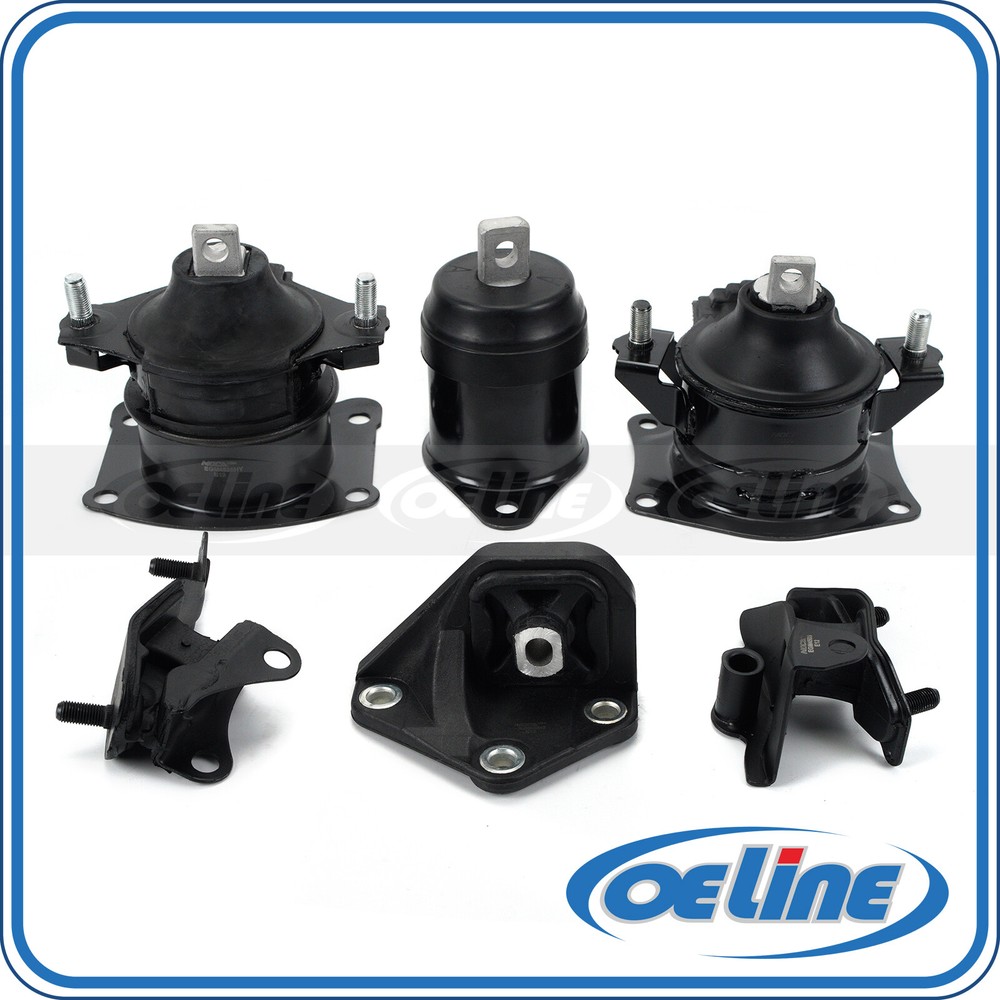 6x Engine Motor & Trans Mount Set for 2003-2007 Honda Accord 2.4L (Automatic)