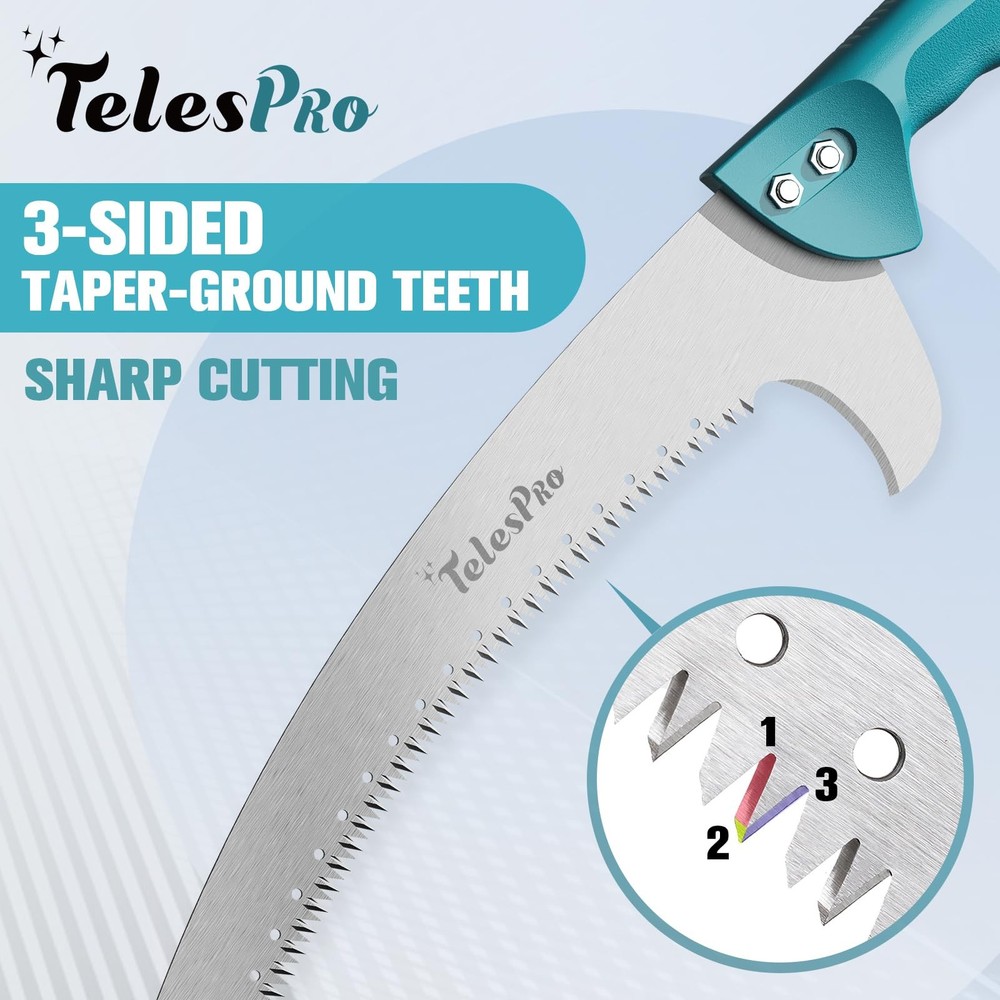 Multi-Purpose Handheld Pruning Saw 16-Inch Blade Compatible Acme Pole